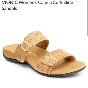 VIONIC Women's Camila Cork Slide Sandals Women's Size 9